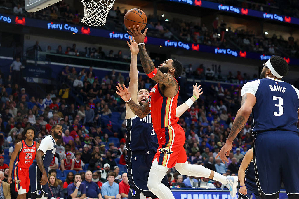 锡安24+9戴维斯空砍35分 鹈鹕击败独行侠5连胜